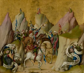 Das Treffen der drei Könige mit David und Jesaja, ca. 1475